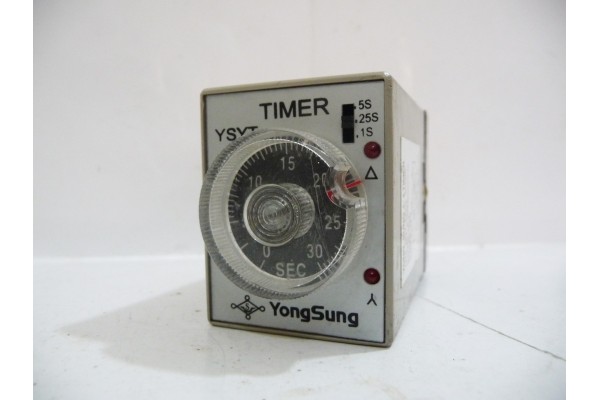 Timer With Base, YSYT, 220 VAC, YUNG SUNG, Made in Korea